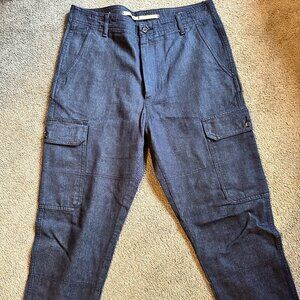 Banana Republic Denim Cargo Pants Mens 32*30